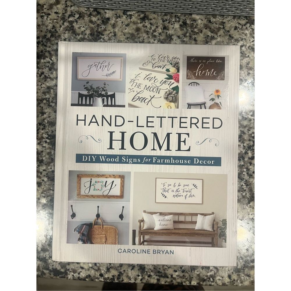 Hand lettered home book DIY Caroline Bryan new
